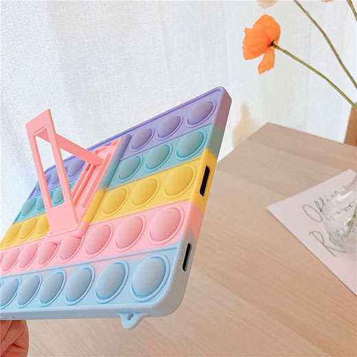 Купить чехол антистресс Поп-Ит iLoungeMax Pop It Yellow Blue Rainbow для iPad mini 6 (2021)