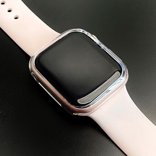 Купить тонкий прозрачный TPU чехол iLoungeMax SilicolDots для Apple Watch SE 2 | SE | 6 | 5 | 4 40mm