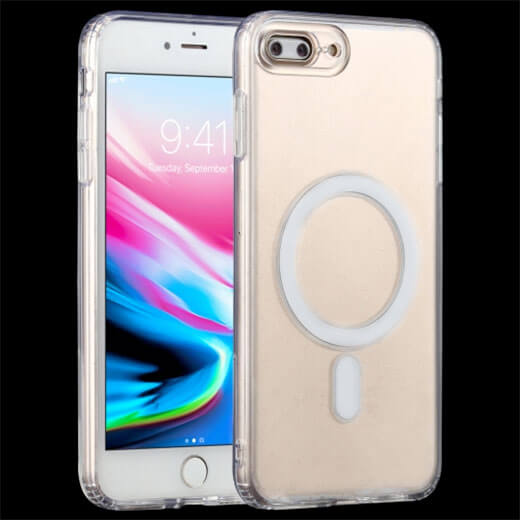 Прозорий силіконовий чохол iLoungeMax Silicone Case MagSafe для iPhone 7 | 8 Plus