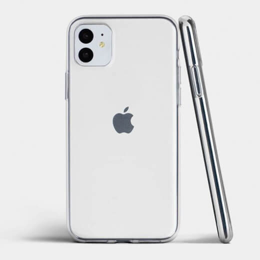 Ціна тонкого прозорого TPU чохла iLoungeMax Silicone для iPhone 11