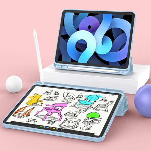 Купити чохол-книжку з тримачем Apple Pencil iLoungeMax Smart Case Black для iPad mini 6 (2021)