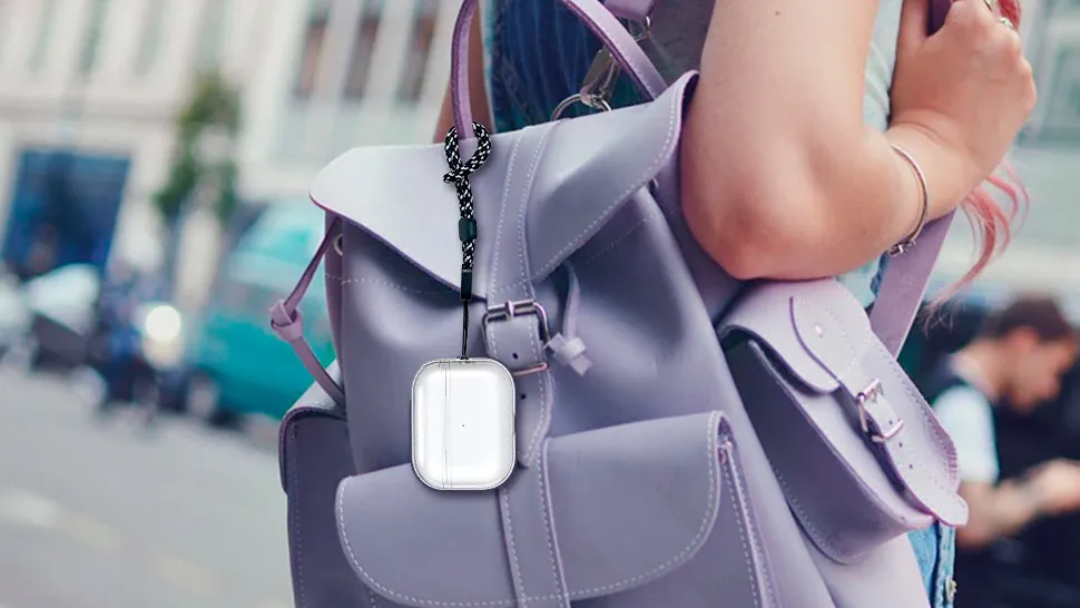 Прозорий захисний чохол iLoungeMax Purple для AirPods Pro 2 купити