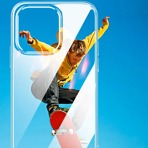 Прозорий чохол iLoungeMax TPU для iPhone 11 Pro Max стильний вигляд