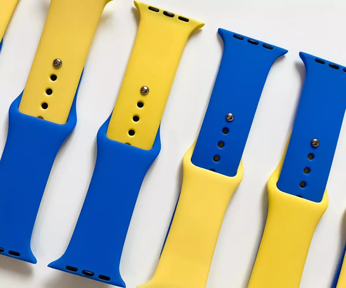 Ремешок iLoungeMax Ukrainian Flag Silicone strap для Apple Watch 45mm | 44mm | 42mm
