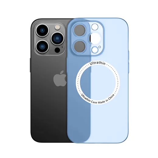 Купить Силиконовый чехол iLoungeMax Ultrathin MagSafe Case Blue для iPhone 13 Pro Max