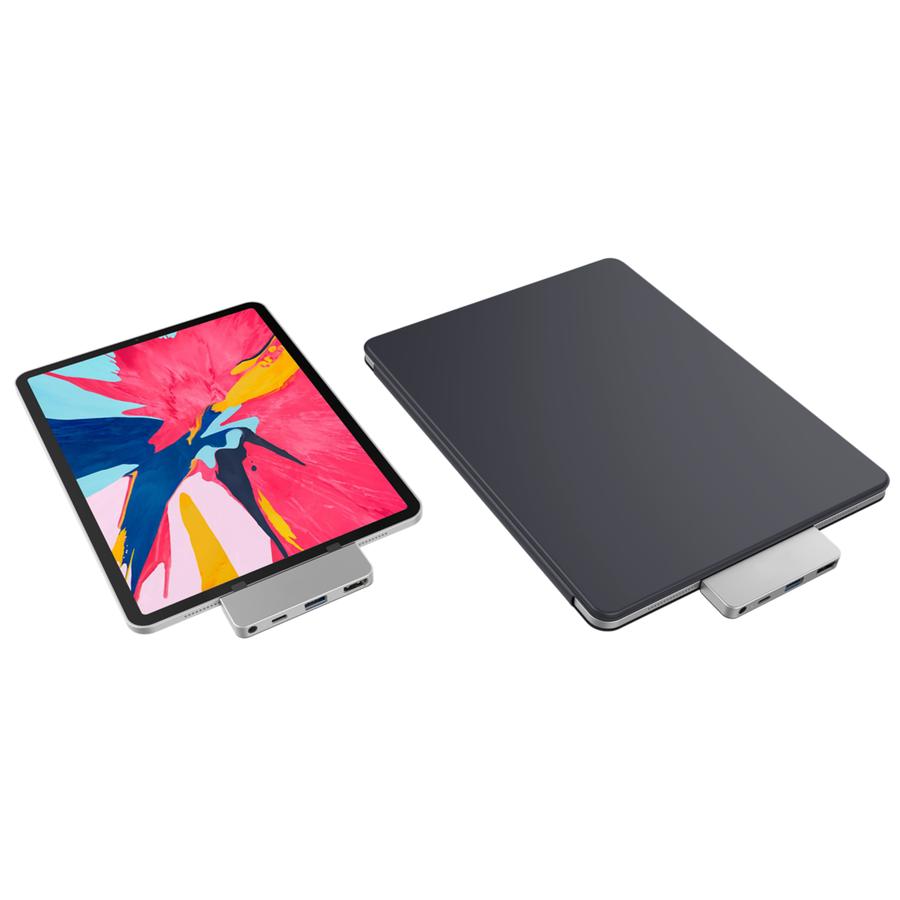 Хаб для iPad Pro 12.9 "/ Pro 11" HyperDrive 4 в 1 USB-C