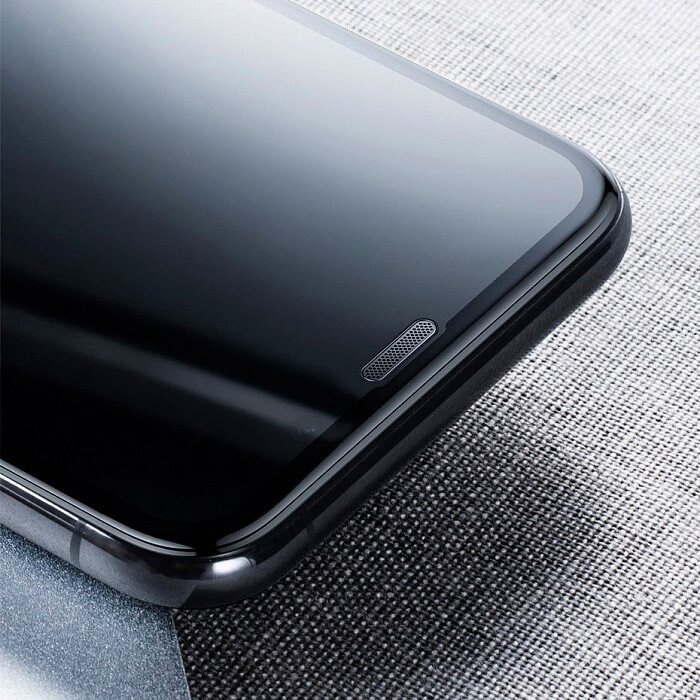 Защитное стекло антишпион для iPhone 11 Pro Max/XS Max Baseus Curved Privacy (2 Pack)