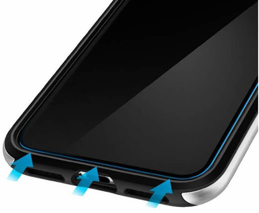 Защитное стекло Spigen AlignMaster Glas. tR для iPhone 11 Pro/XS/X (2 шт)