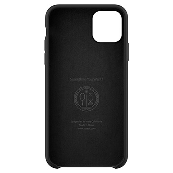 Черный силиконовый чехол для iPhone 11 Pro Spigen Silicone Fit