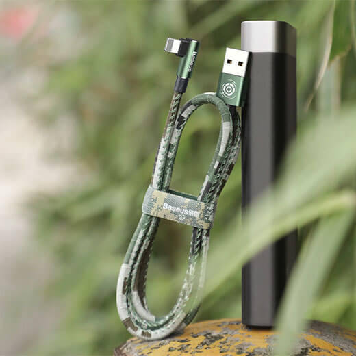 Зарядний кабель для iPhone 1м Baseus Camouflage USB to Lightning Cable 
