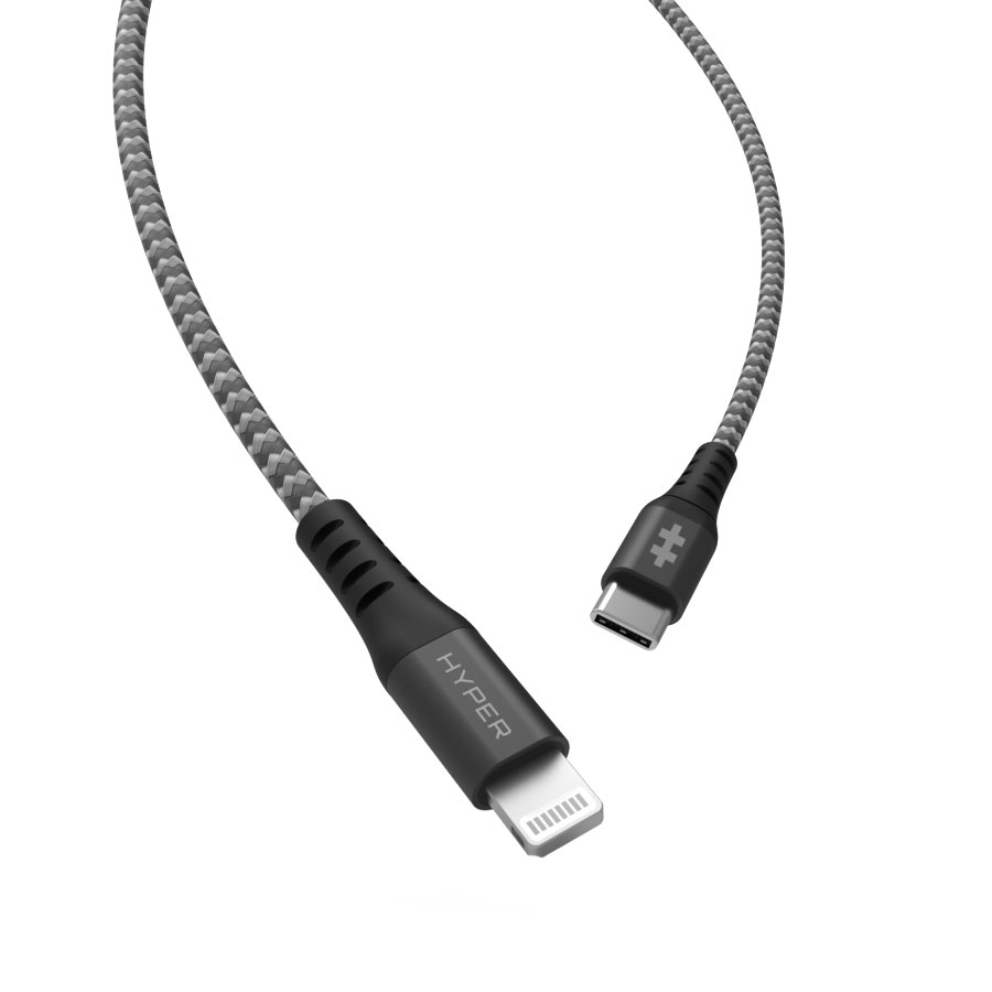 Зарядный кабель для iPhone 0.2м HyperDrive Keychain USB-C to Lightning