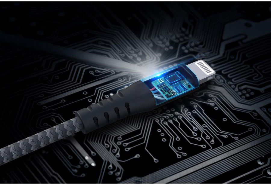 Зарядный кабель для iPhone 0.2м HyperDrive Keychain USB-C to Lightning