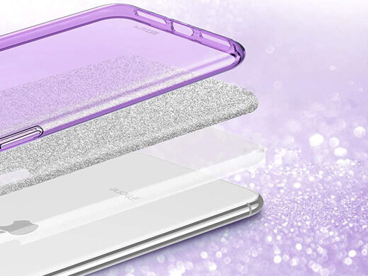 Силиконовый чехол для iPhone 8/7/SE (2020) ESR Makeup Glitter Case