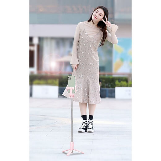 Трипод-монопод для iPhone Baseus Lovely Bluetooth Folding Bracket Selfie Stick