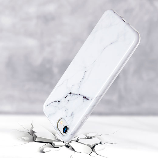 Силиконовый чехол для iPhone SE (2020)/8/7 ESR Marble Slim Soft