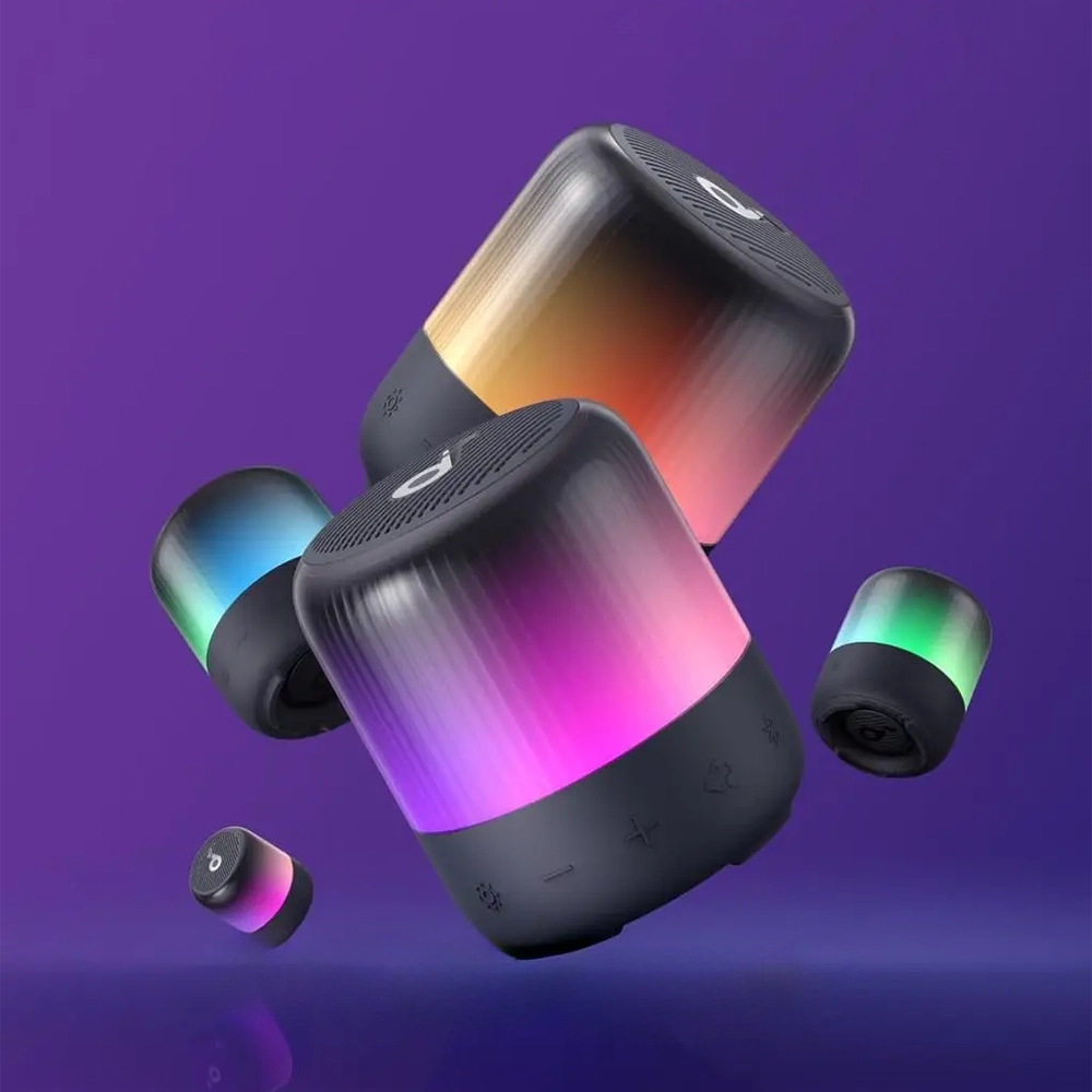 Компактна Bluetooth-колонка Anker Soundcore Glow Mini з динамічною підсвіткою та звуком на 360&deg;