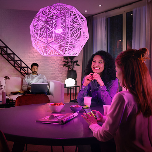 Умные LED лампы Hue White and Colour Ambiance 2-pack E27 HomeKit (2 шт.)