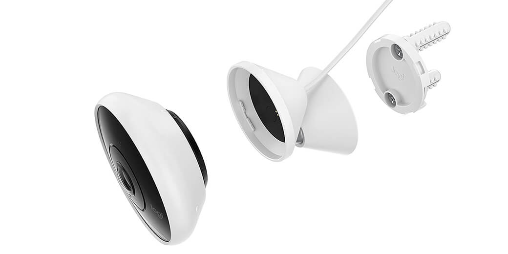 Умная камера видеонаблюдения Logitech Circle 2 Combo Pack Apple HomeKit