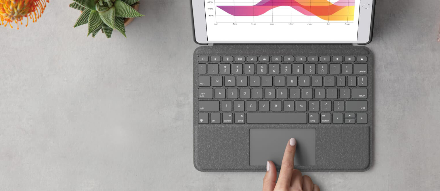 Чохол-клавіатура Logitech Combo Touch для iPad 7 10.2 & quot; (2019) 