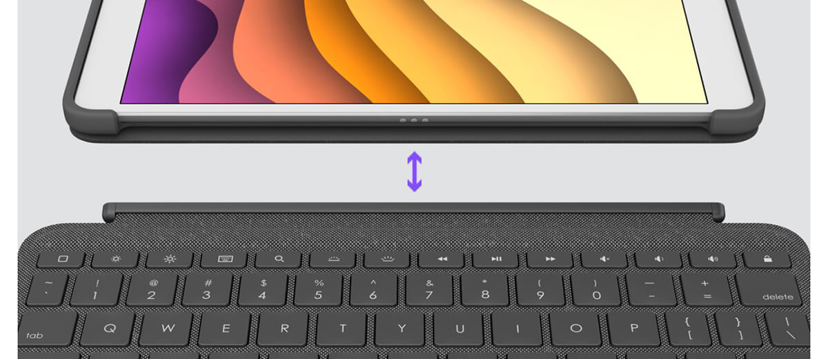 Чохол-клавіатура Logitech Combo Touch для iPad 7 10.2 & quot; (2019) 