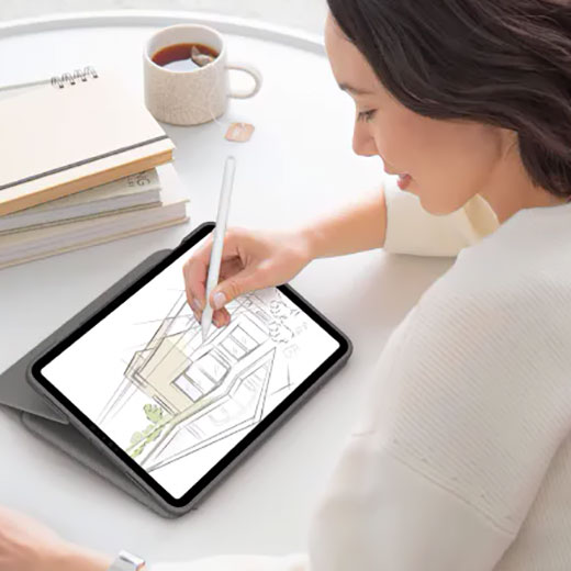 Чохол клавіатура із тачпадом Logitech Folio Touch Keyboard Oxford Grey для iPad Air 5 M1 | 4 (2022 | 2020)