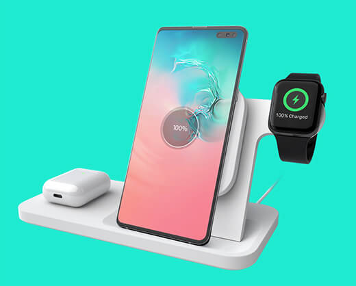 Беспроводная док-станция Logitech Powered 3-in-1 Dock для iPhone/Apple Watch/AirPods