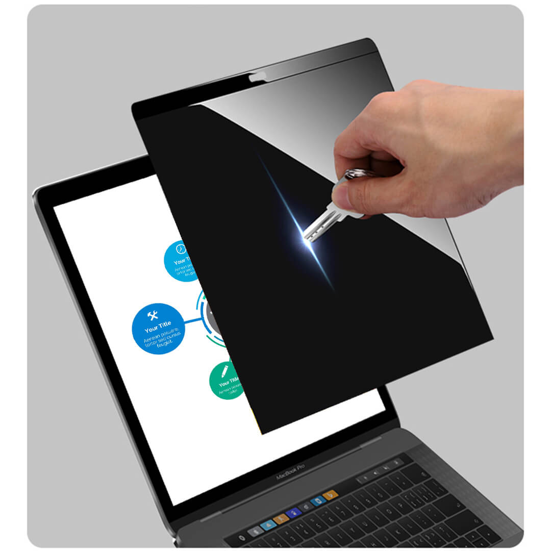 Защитная пленка антишпион для MacBook Air 13" (2018-2020) Wiwu Screen Protector Privacy Film