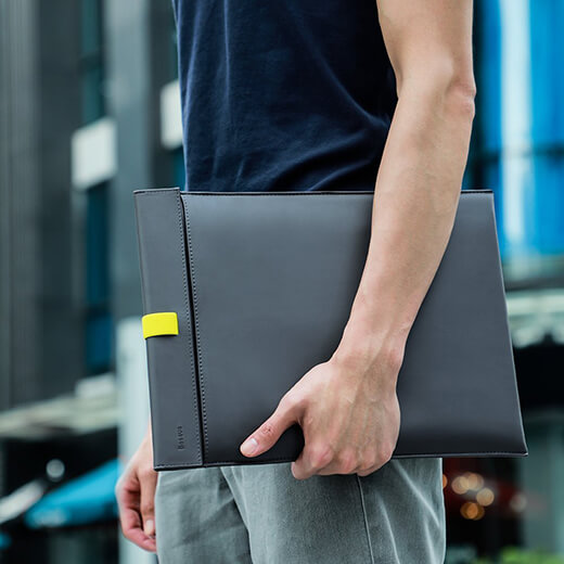 Кожаный чехол для MacBook Air 13"/Pro 13" Baseus Let's Go Traction Computer Liner Bag