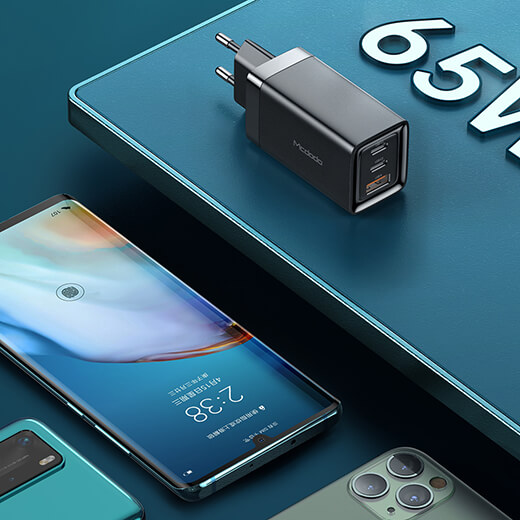 Быстрое зарядное устройство Mcdodo GaN 65W Mini Fast Charger
