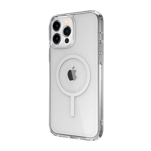 Купить силиконовый чехол-накладка SwitchEasy MagCrush MagSafe Shockproof Clear Case для iPhone 13 Pro
