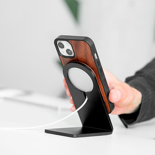 Підставка для заряджання Magsafe Charging Stand Walnut для iPhone 14 | 13 | 12 перші кроки встановлення