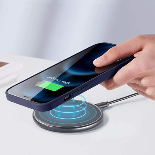 Беспроводная зарядка MagSafe ESR HaloLock&trade; Magnetic Wireless Charger Navy Blue для iPhone