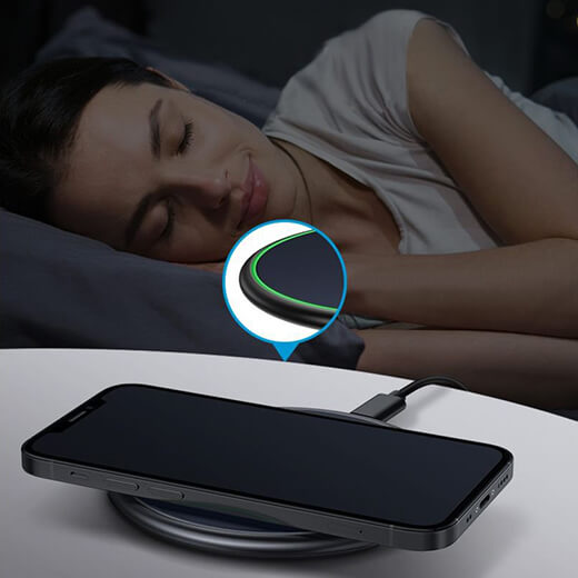Беспроводная зарядка MagSafe ESR HaloLock&trade; Magnetic Wireless Charger Navy Blue для iPhone