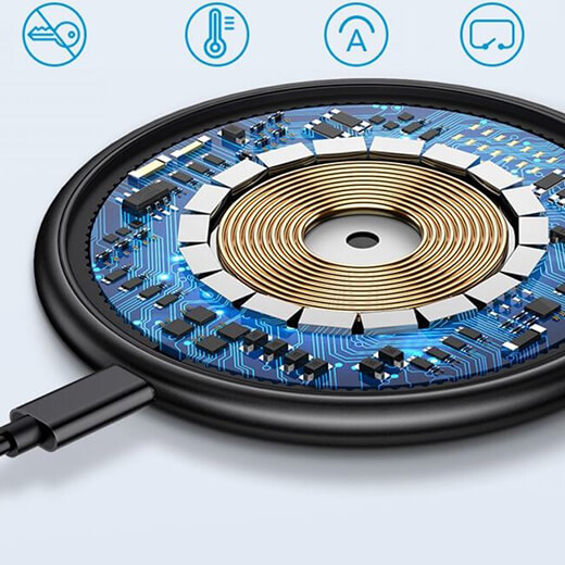 Беспроводная зарядка MagSafe ESR HaloLock&trade; Magnetic Wireless Charger Navy Blue для iPhone