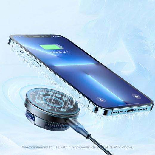 Зарядний магнітний радіатор із охолодженням MagSafe Mcdodo Magnetic Radiator Cooling 15W для iPhone 14 | 13 | 12 купити