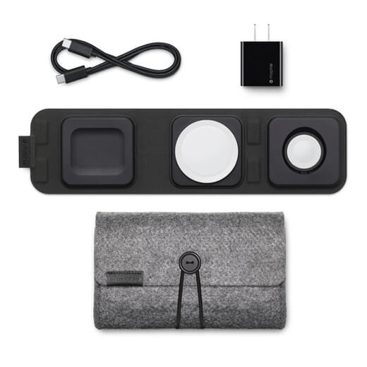 Купить док-станцию MagSafe Mophie 3-in-1 Travel Charger для iPhone | Apple Watch | AirPods