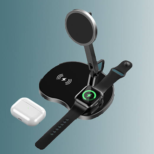 Док-станция MagSafe iLoungeMax 3 in 1 Wireless Charger 15W для iPhone | AirPod | Apple Watch