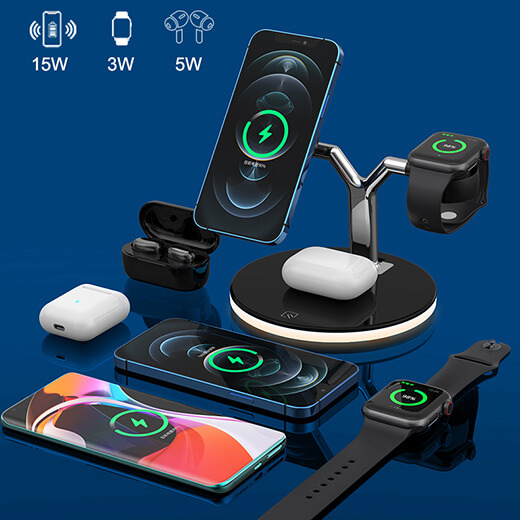 Док-станция с MagSafe iLoungeMax Magnetic Wireless Charger 3 in 1 для iPhone | Apple Watch | AirPods