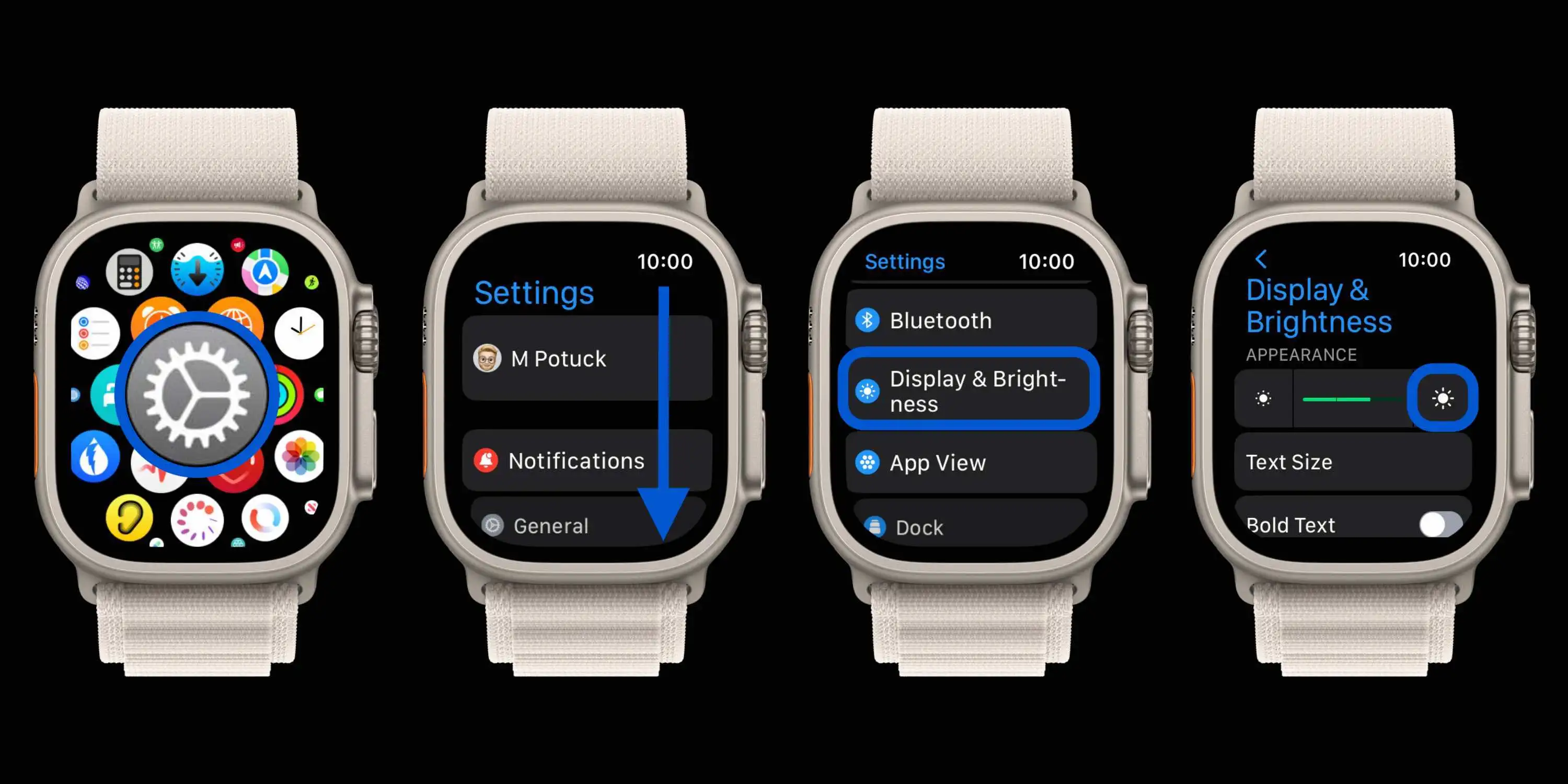 Как включить максимальную яркость Apple Watch Ultra | Apple Watch 8