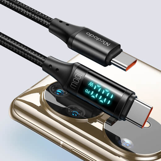 Цена на нейлоновый кабель Mcdodo PD 100W USB-C to USB-C Digital HD (1.2m)