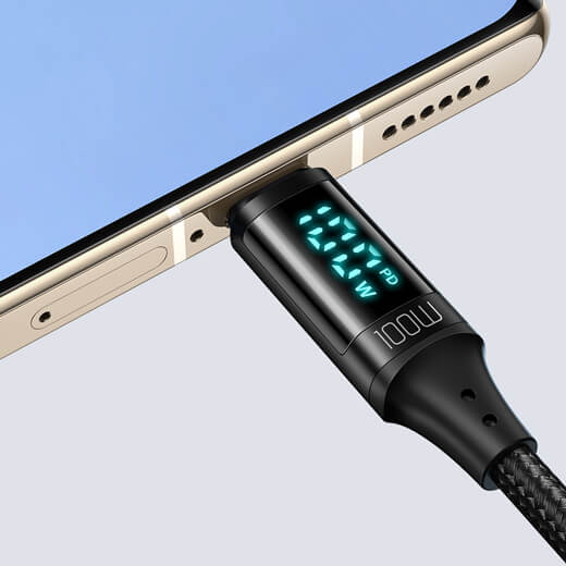 Нейлоновый кабель Mcdodo PD 100W USB-C to USB-C Digital HD (1.2m) купить