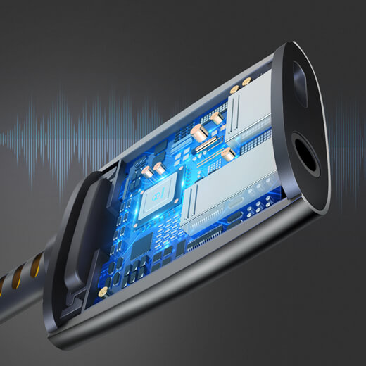 Адаптер Mcdodo Lightning to Lightning | AUX 3.5mm Audio + Charge