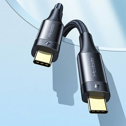 Кабель для зарядки McDodo Thunderbolt 3 USB-C to USB-C 100W 0.8м