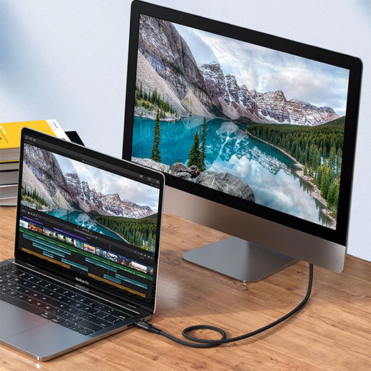 Кабель для зарядки McDodo Thunderbolt 3 USB-C to USB-C 100W 0.8м