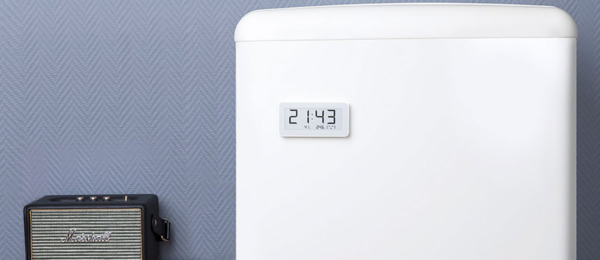 Гидрометр часы-датчик температуры и влажности Xiaomi Mi home (Mijia) Temperature And Humidity Electronic Watch