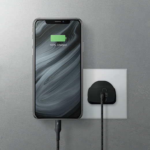 Нейлоновый кабель Momax Elite Link USB-C to Lightning 1.2m Black (MFI)