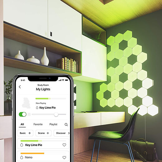 Дополнительные светодиодные модули NANOLEAF 3 Panel Hexagon Shape Expansion Pack HomeKit