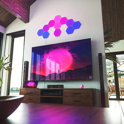 Дополнительные светодиодные модули NANOLEAF 3 Panel Hexagon Shape Expansion Pack HomeKit