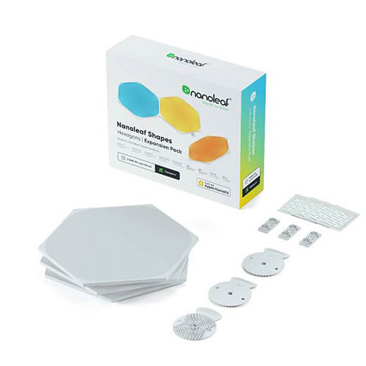 Дополнительные светодиодные модули NANOLEAF 3 Panel Hexagon Shape Expansion Pack HomeKit