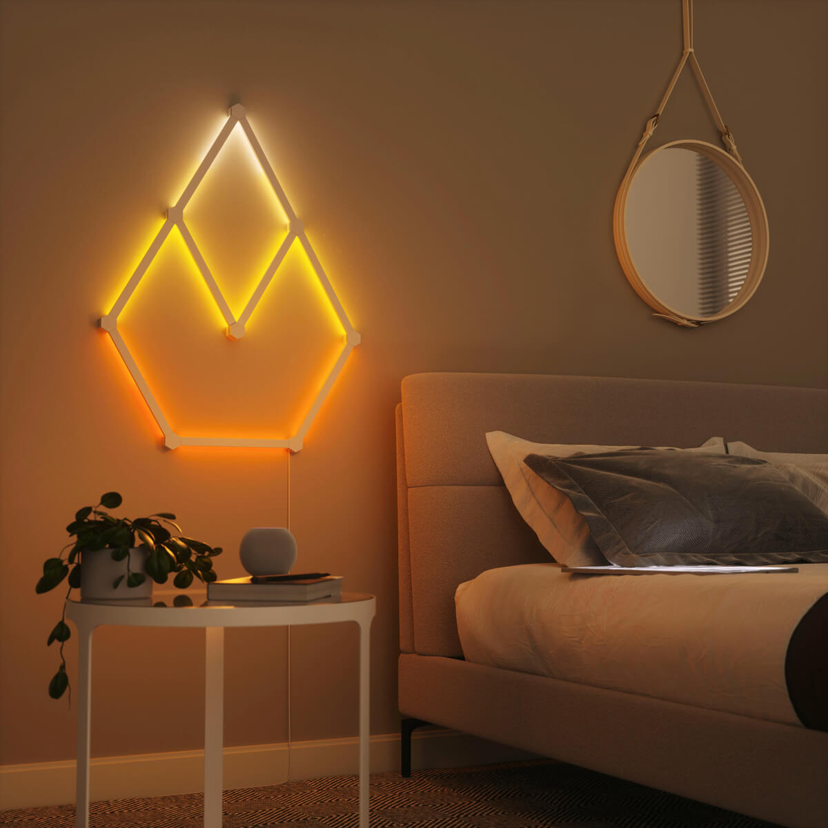 Цена умной системы освещения Nanoleaf Lines Smarter Kit Apple HomeKit Multicolor (9 панелей)